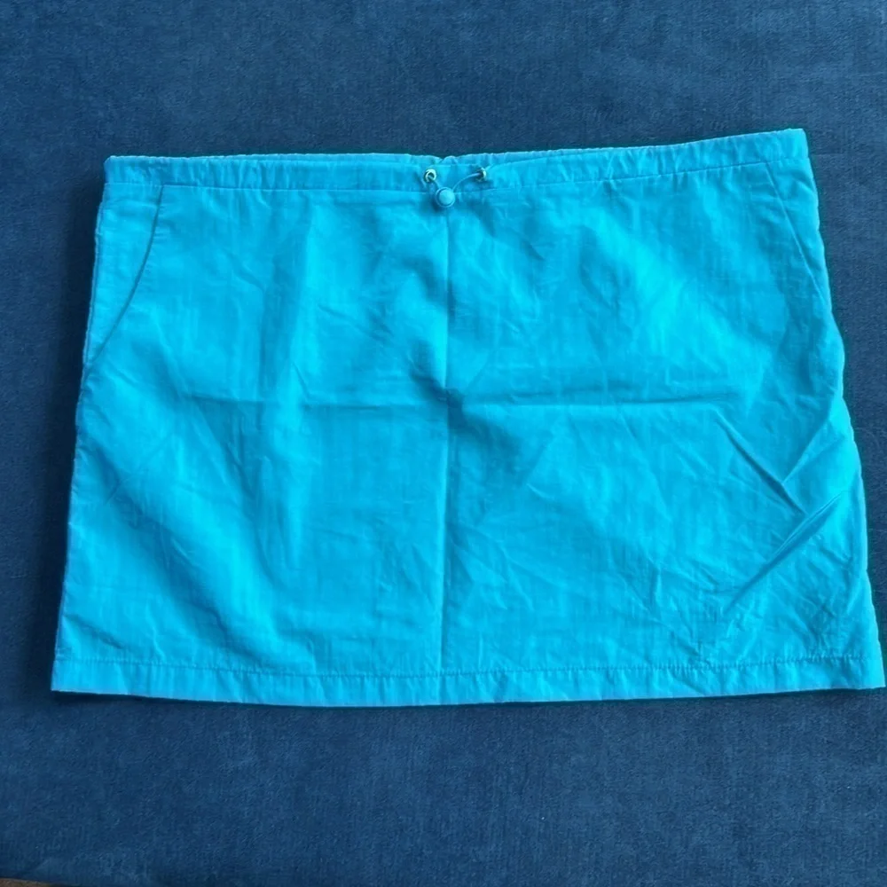 Y2K low rise Colorful active skirt Forever 21 nylon skirt 90s nostalgic block‎